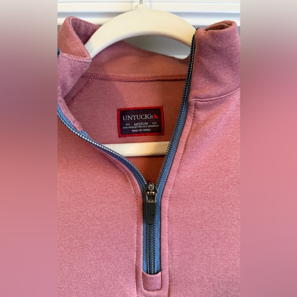 UNTUCKit Men's 1/4 Zip Performance Pullover size M - Picture 3 of 7
